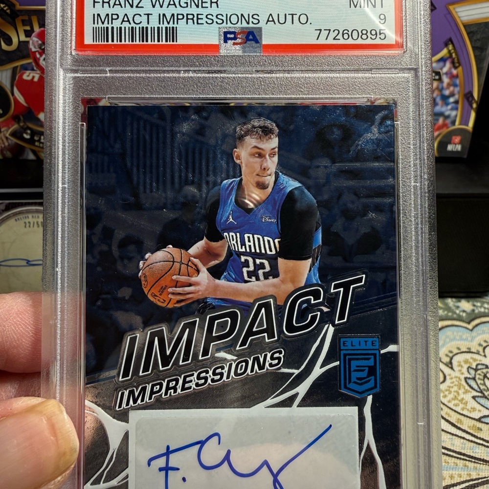 Panini Impact Impressions Trading Card - Blue and Black